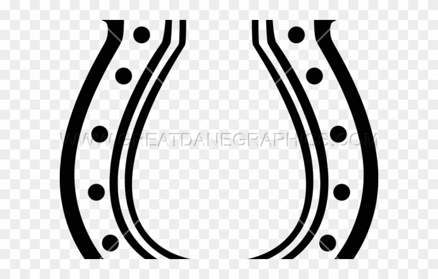 Drawn Horseshoe Star - Horseshoe Svg Clipart