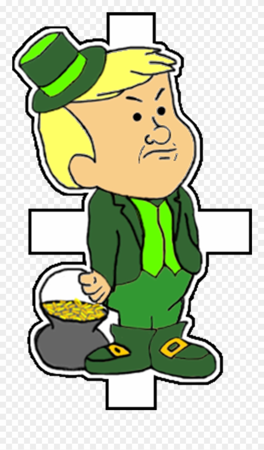Leprechaun Buck Clothes - Cartoon Clipart