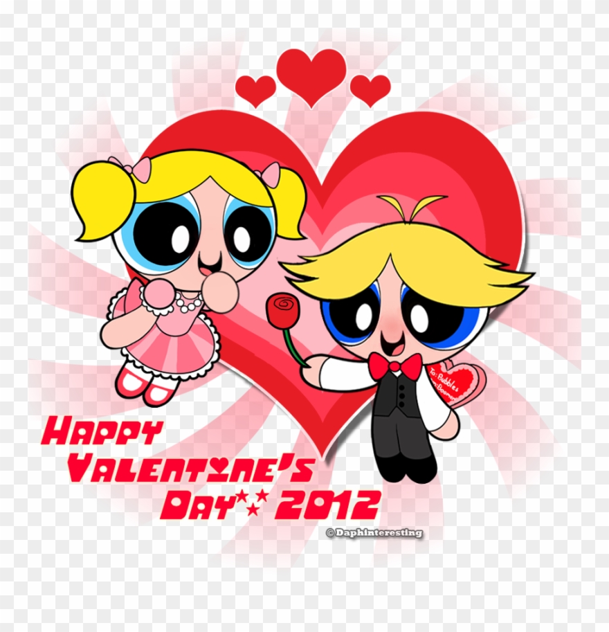 Happy Valentines Day Powerpuff Girls - The Powerpuff Girls Clipart