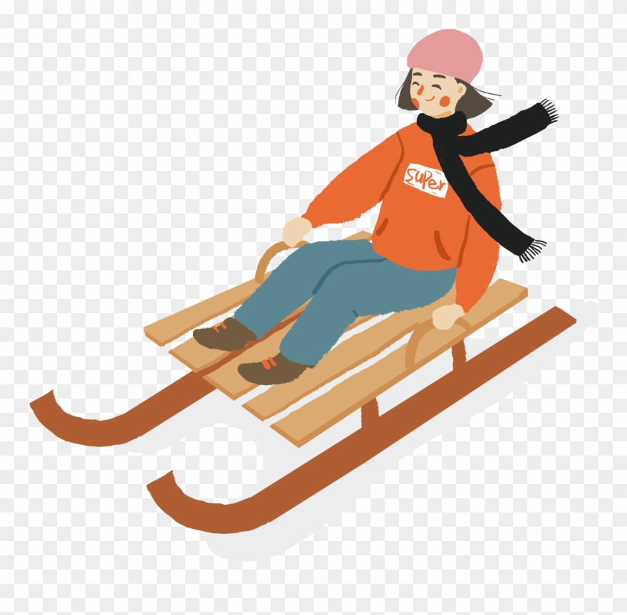 Fresh Cartoon Hand Drawn Girl Png And Psd - Illustration Clipart