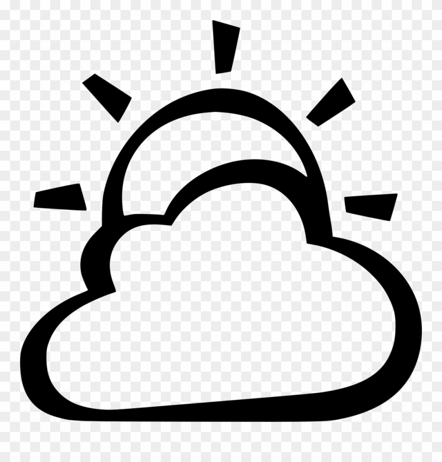 Cloudy Day Comments Clipart