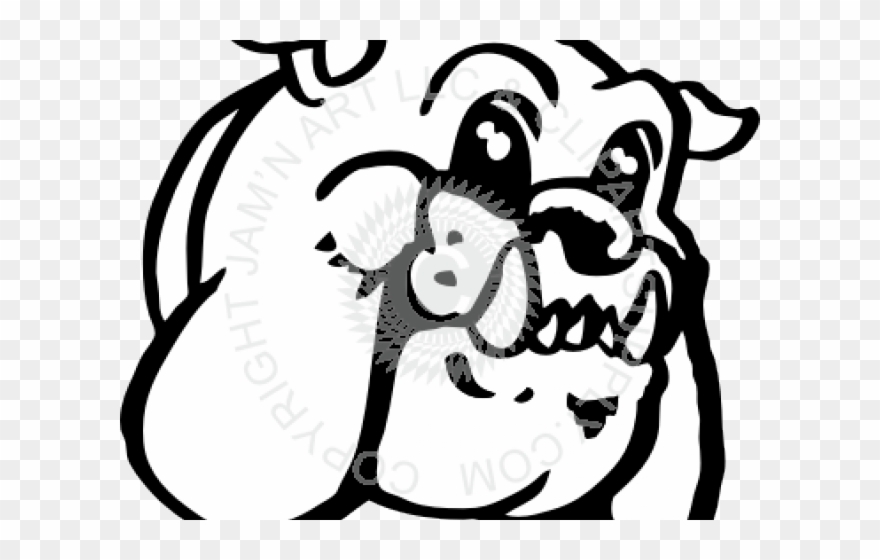 Bulldog Clipart Friendly - Friendly Bulldog Clip Art - Png Download