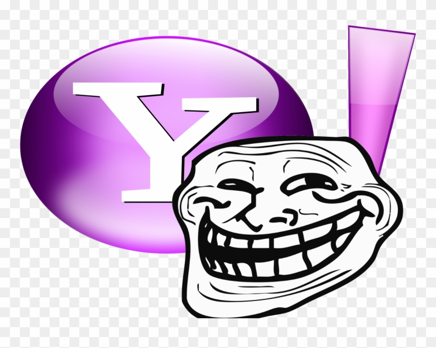 Yahoo Hacked - Lag Troll Face Clipart