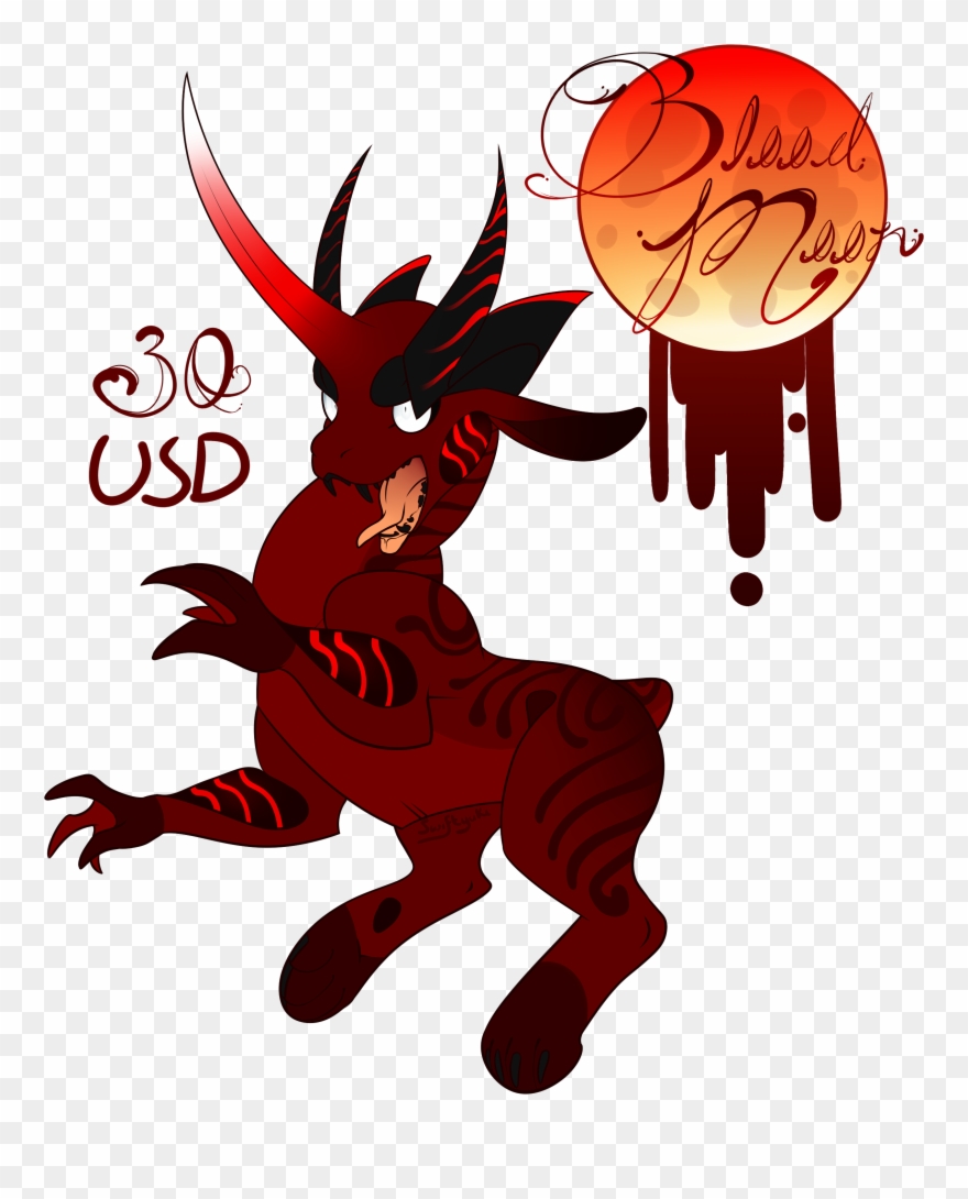Pta-blood Moon Beast - Cartoon Clipart