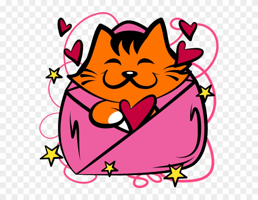 Kiki Adores Surprise Letter Gift Clipart