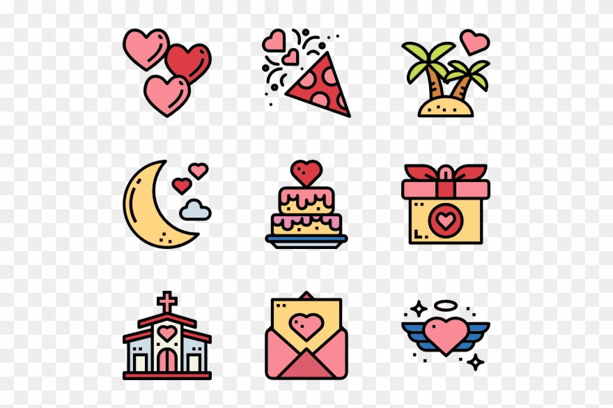 Honeymoon - Study Icons Png Clipart