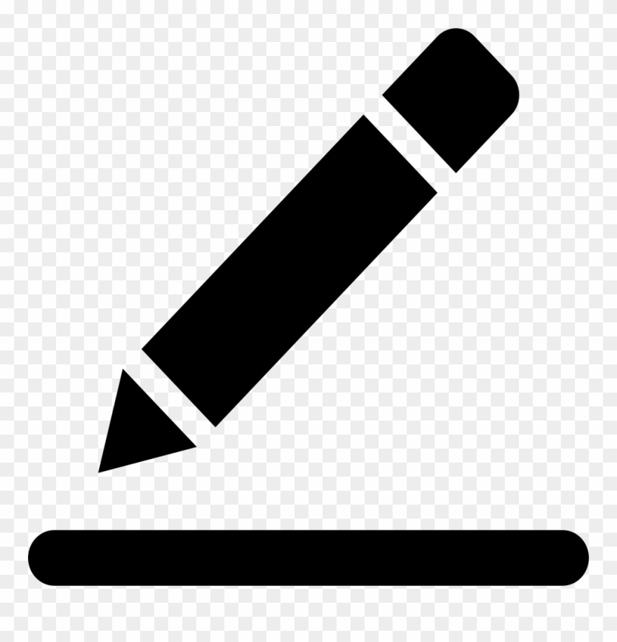 Png File - Pencil Edit Icon Png Clipart