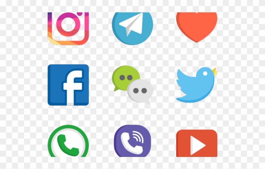 Social Media Clipart Transparent - Png Download