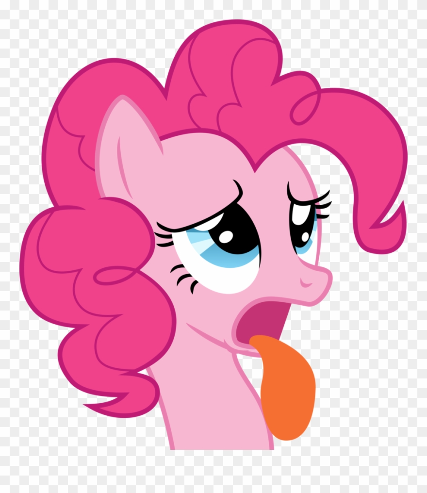 Mlp Tongue Click Png - Mlp Pinkie Pie Confused Clipart