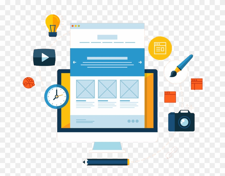 Web Development Clipart Custom Web - Website Development Graphics Png Transparent Png