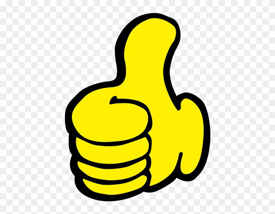 Like Png - Yellow Thumbs Up Png Clipart