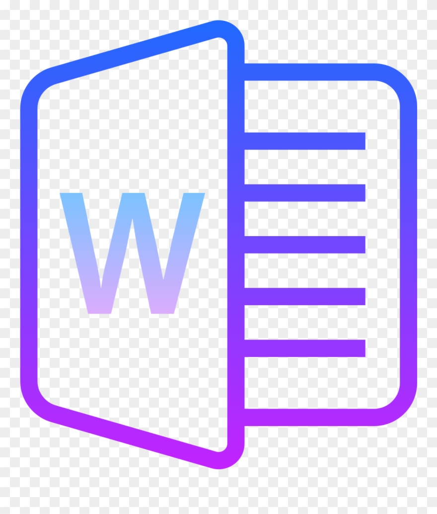 Microsoft Word Icon - Cool Microsoft Word Logos Clipart