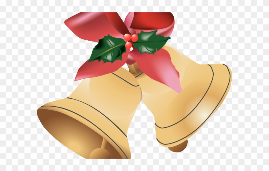 Christmas Bell Clipart Christmas Dinner - Christmas Clipart Colour - Png Download