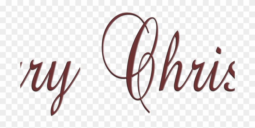 Merry Christmas Text Png Picture - Merry Christmas Text Png Clipart
