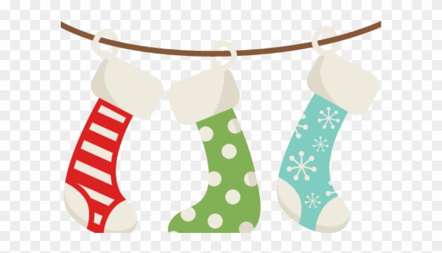 Socks Clipart Svg - Transparent Christmas Socks Clipart - Png Download