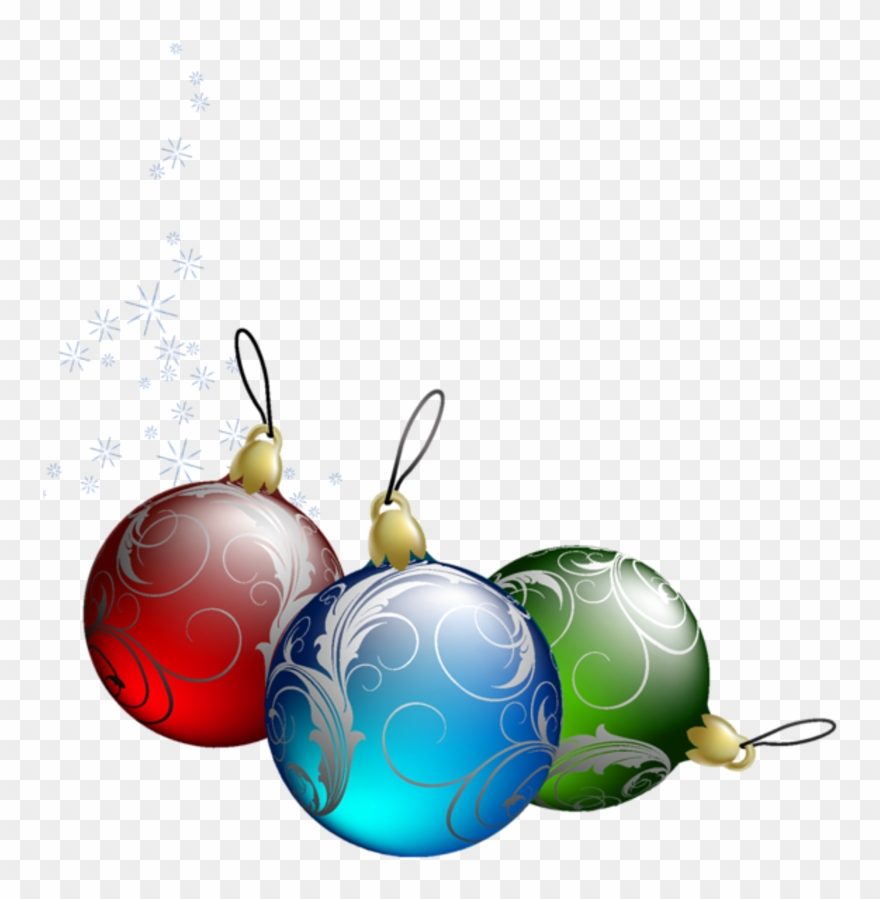 Christmas Theme Christmas Lights Clipart, Christmas - Clip Art Christmas Baubles Transparent - Png Download