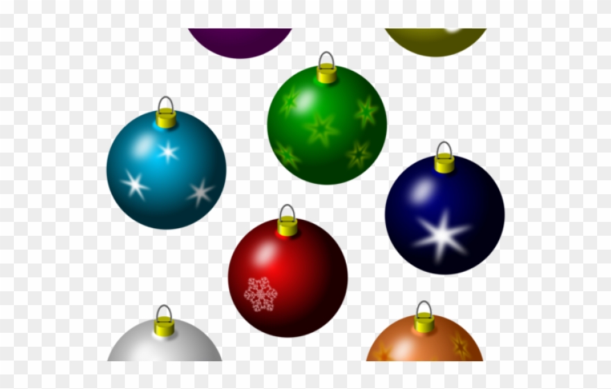 Christmas Ornament Clipart Bulb - Vector Graphics - Png Download