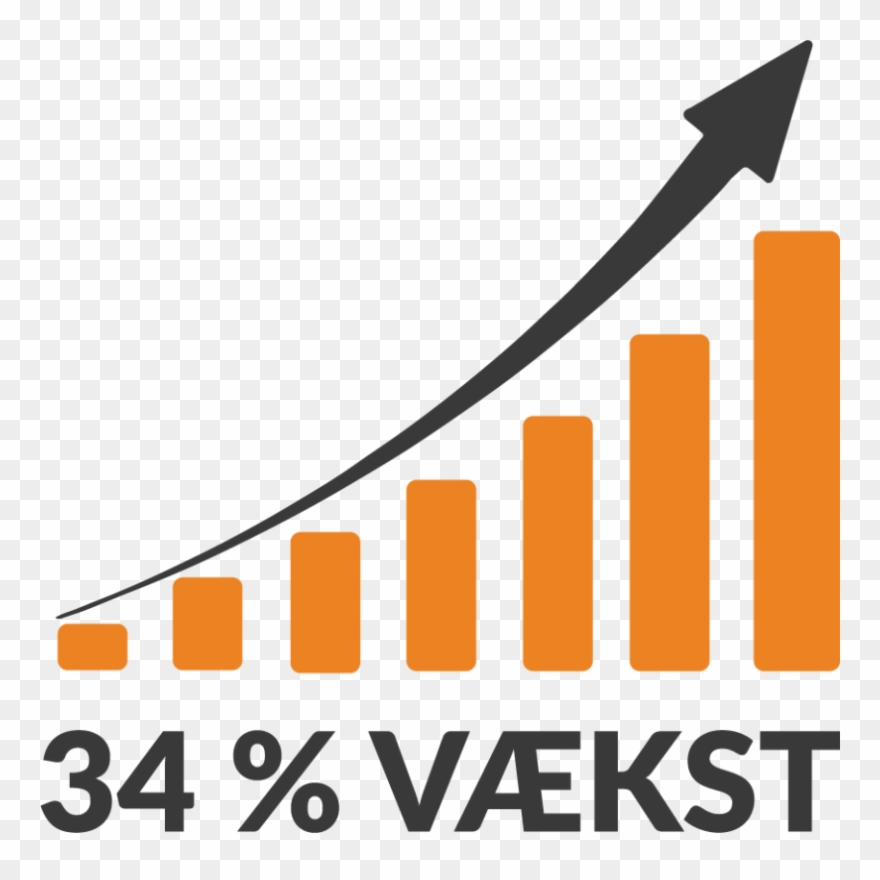 Vækst Teksthøj 14 Dec 2017 - Graphic Design Clipart