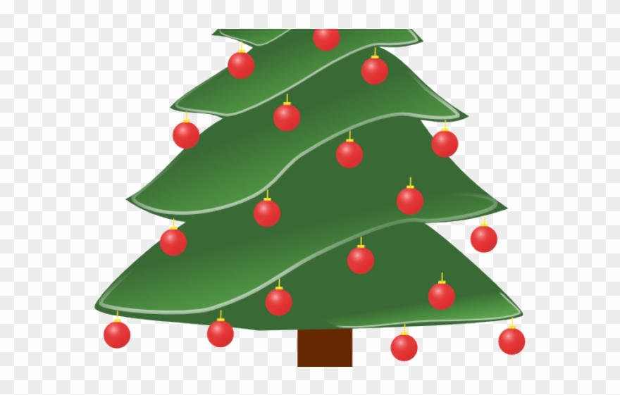 Peace Symbol Clipart Christmas - Pine Tree Christmas Clipart - Png Download