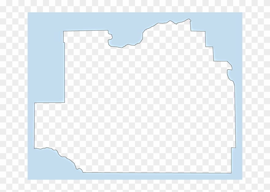 A Plain Frame Map Of Marion - Silhouette Clipart