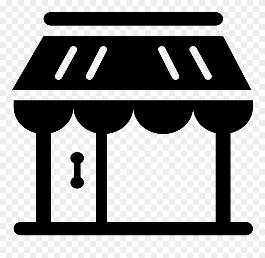 Svg Free Download Onlinewebfonts - Transparent Store Icon Png Clipart