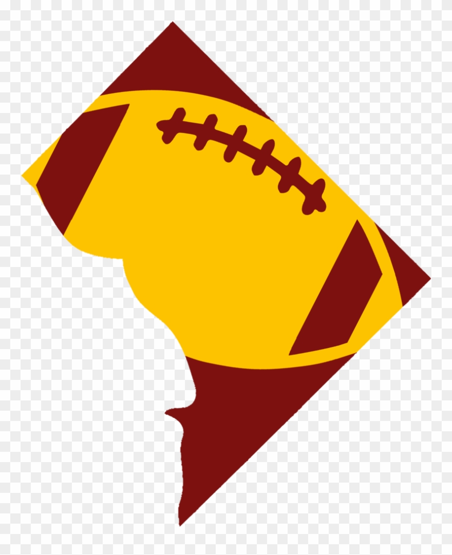 Washington Dc Football Design - Illustration Clipart