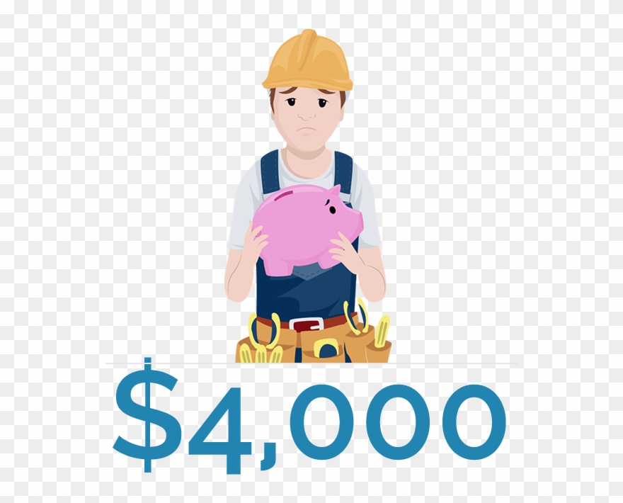 Average Savings Of Near Retirement Workers Who Don't - Cartoon Clipart