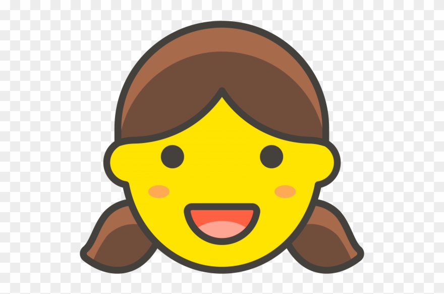 Girl Emoji - Icon Clipart