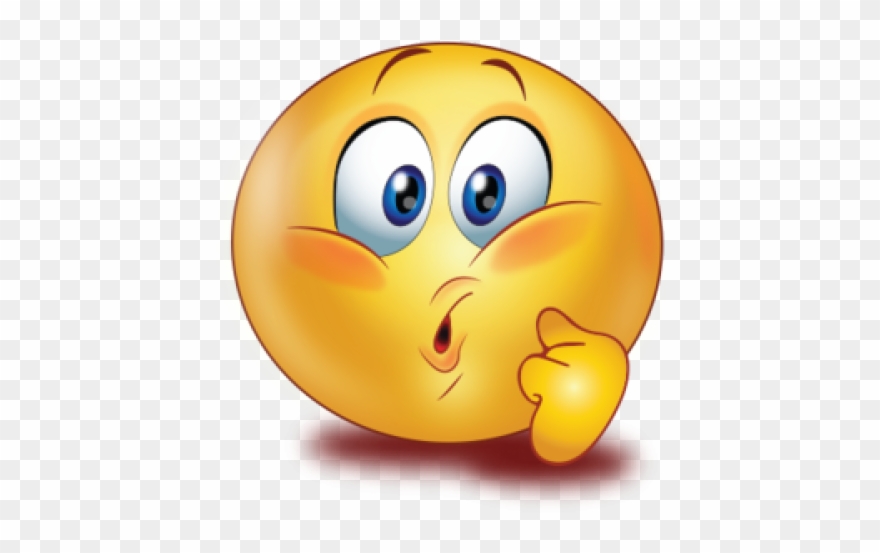 Emoji Face Clipart Cute Sticker - Sad Emoticon - Png Download