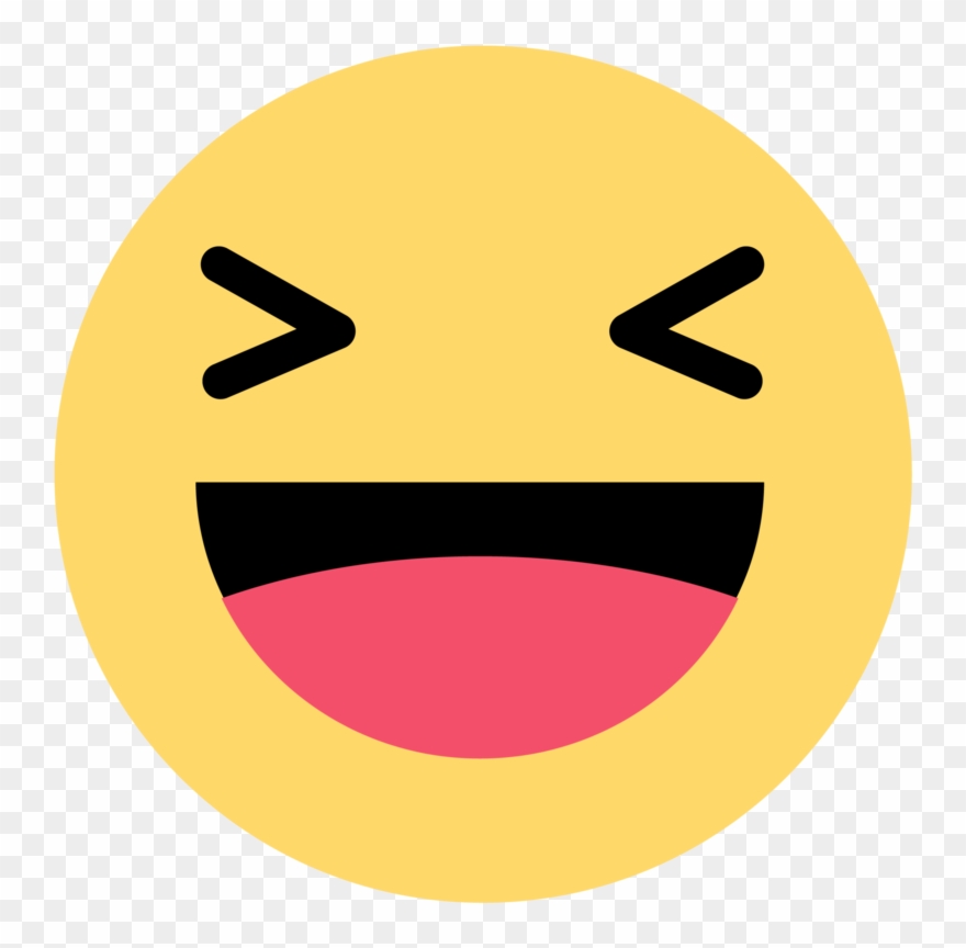 This Png File Is About Emoticons , Haha - Facebook Haha Emoji Png Clipart