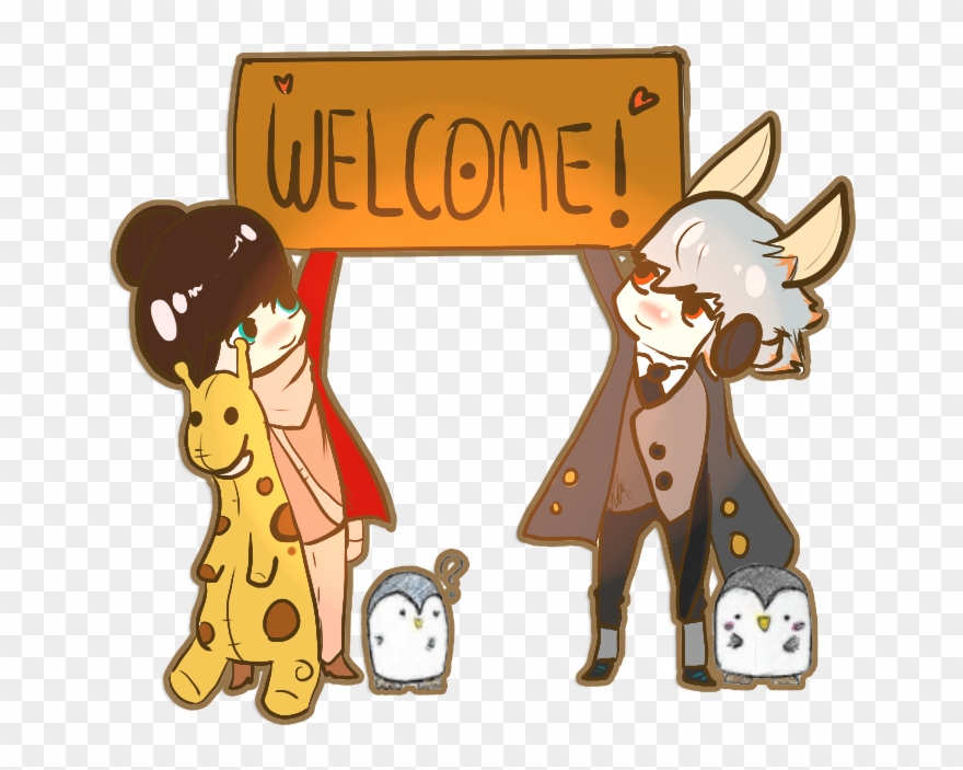 Anime Clipart Profile - Welcome Anime - Png Download