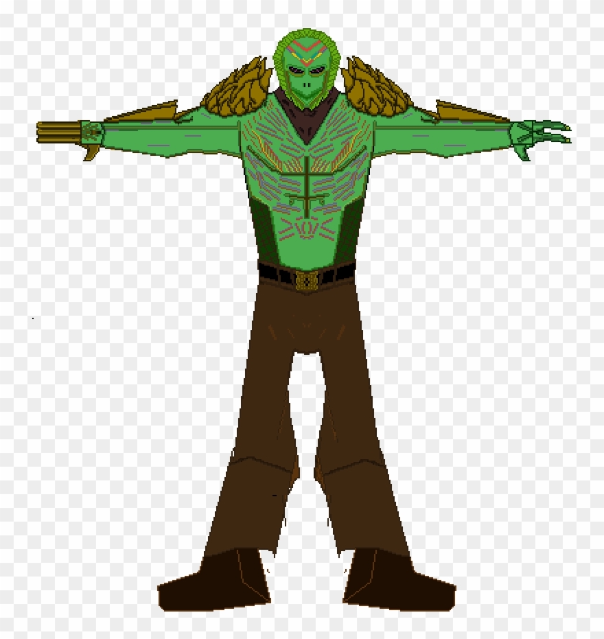 Lizard Man - Illustration Clipart