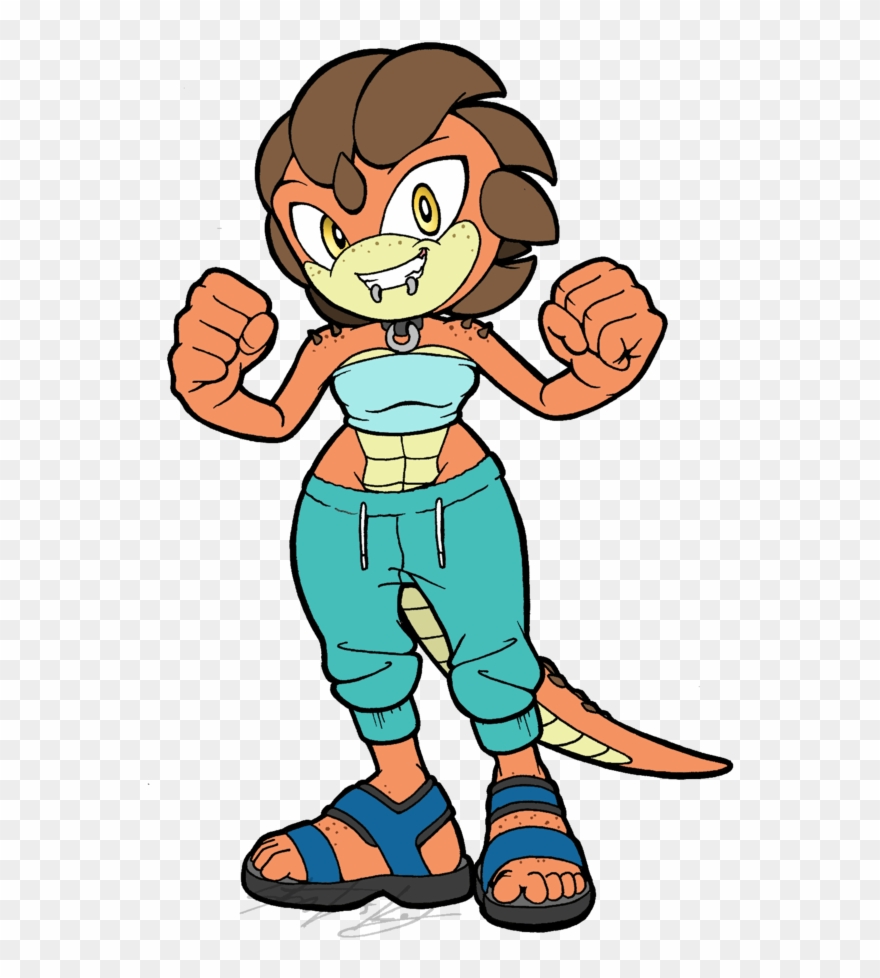 Tephra The Devil Lizard By Molochtdl - Sonic The Hedgehog Lizard Clipart