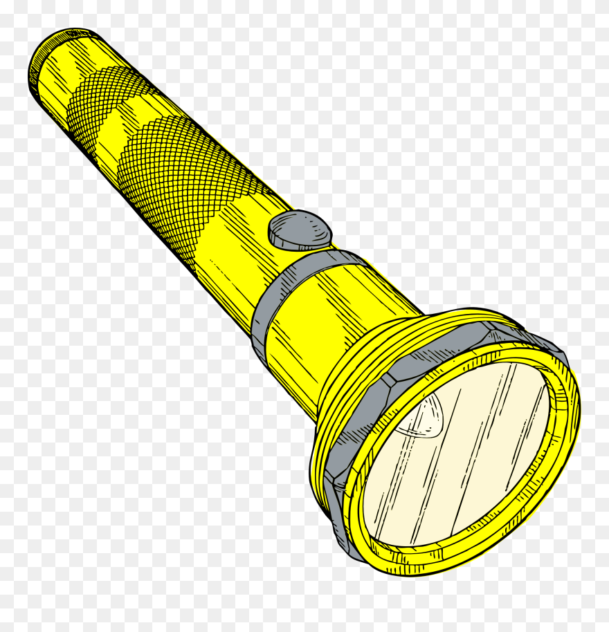 Torch Flashlight Electric - Torch Clipart Png Transparent Png