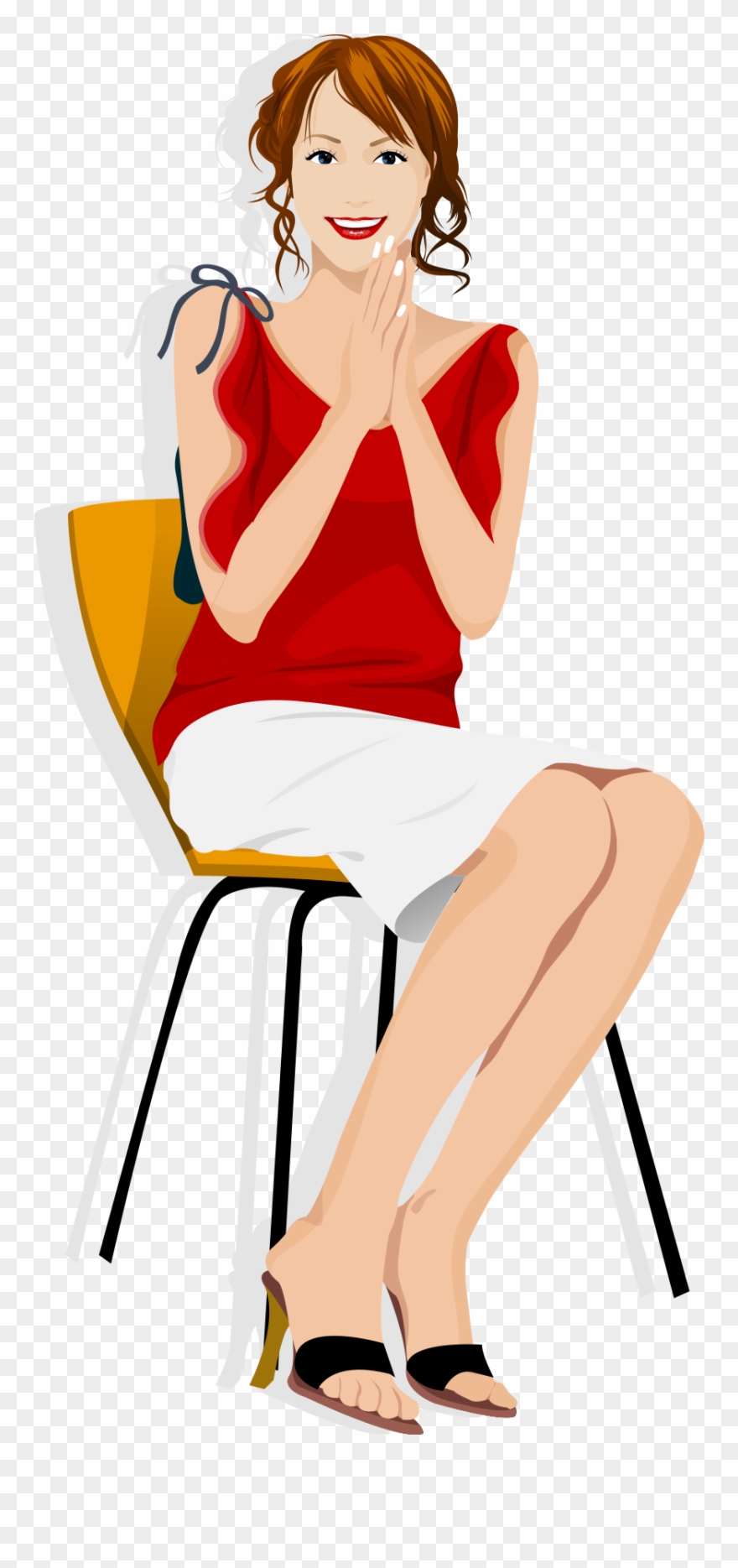 Download Chair Adobe Illustrator Clip Art The Hand - Gambar Kartun