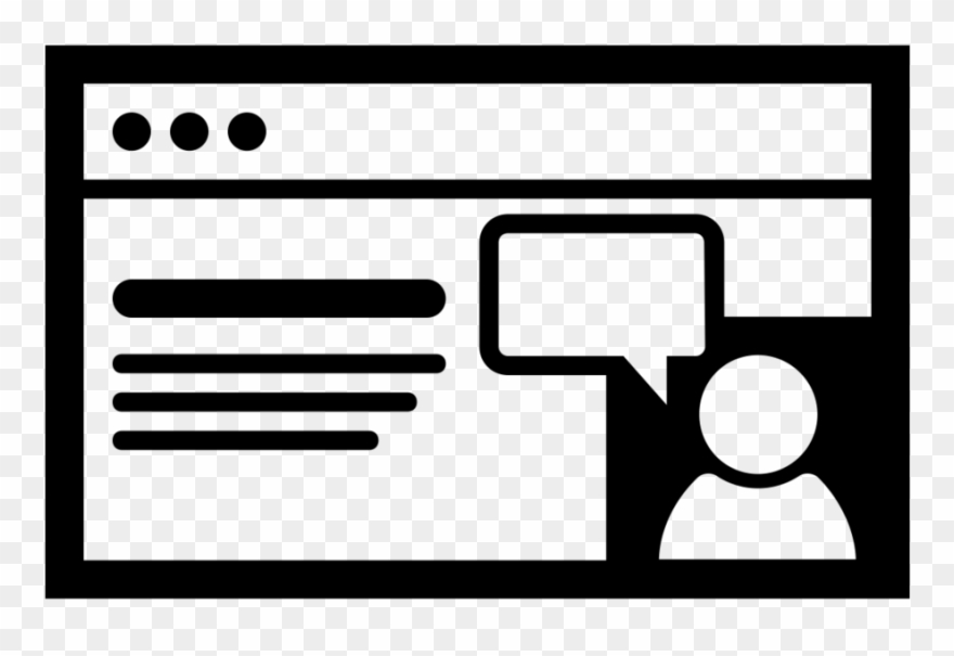 Noun 191527 - White Webinar Icon Png Clipart