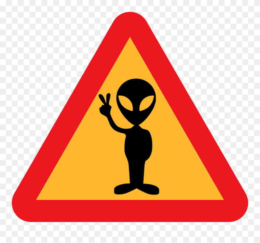 Roadsign Warning Sweden General Caution - Alertness Clipart - Png Download