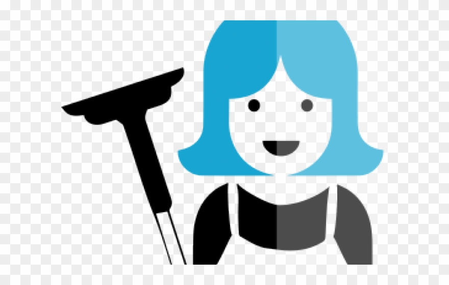 Maiden Clipart Cleaning Lady - Png Download