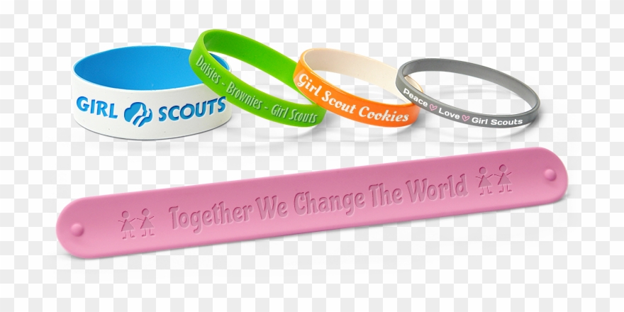Girl Scout Wristbands - Girl Scouts Bracelet Clipart