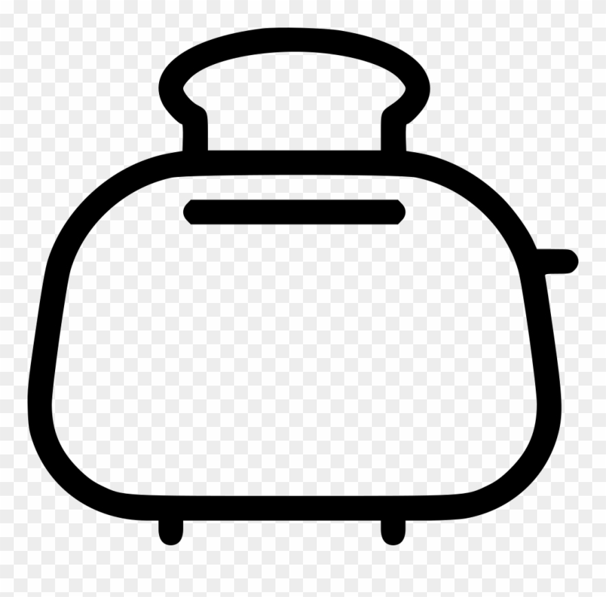 Toaster Clip Art Stencil - Png Download