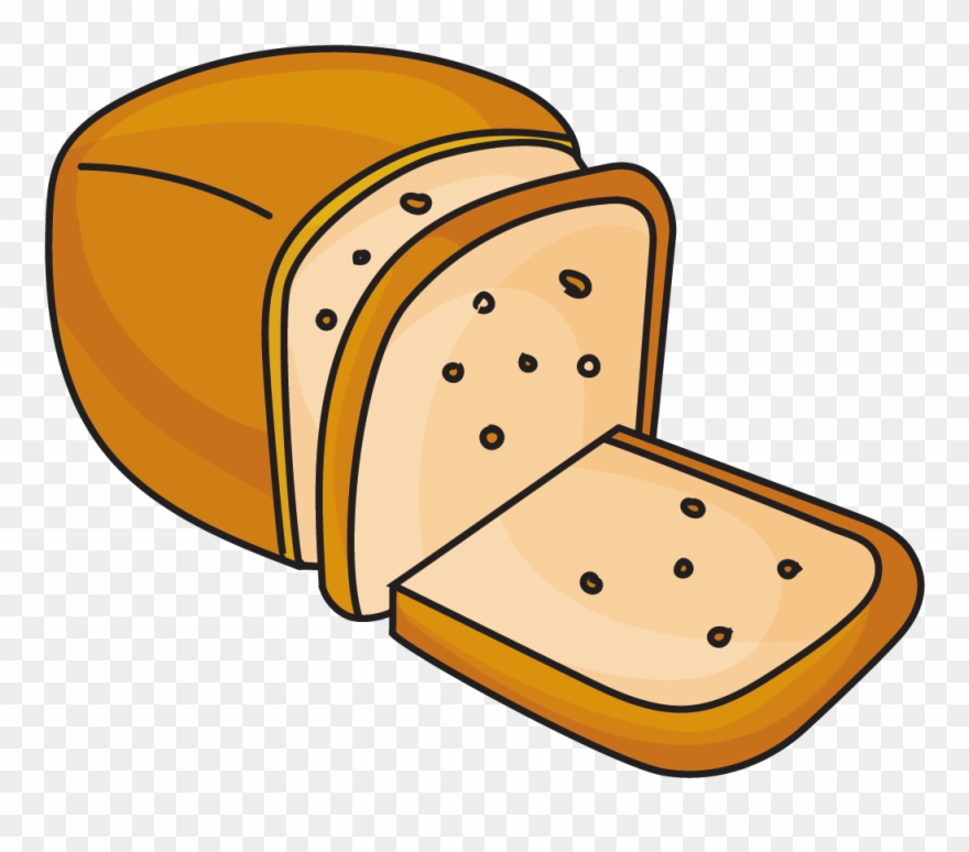 Toast Sliced Bread Breakfast Bakery - مجموعة الخبز والحبوب رسم Clipart