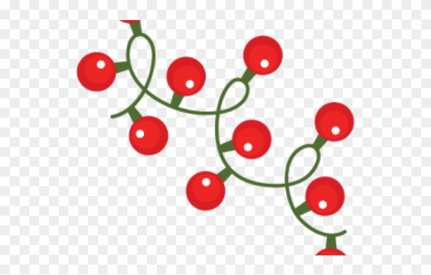 Christmas Lights Clipart File - Cute Christmas Light Clipart - Png Download