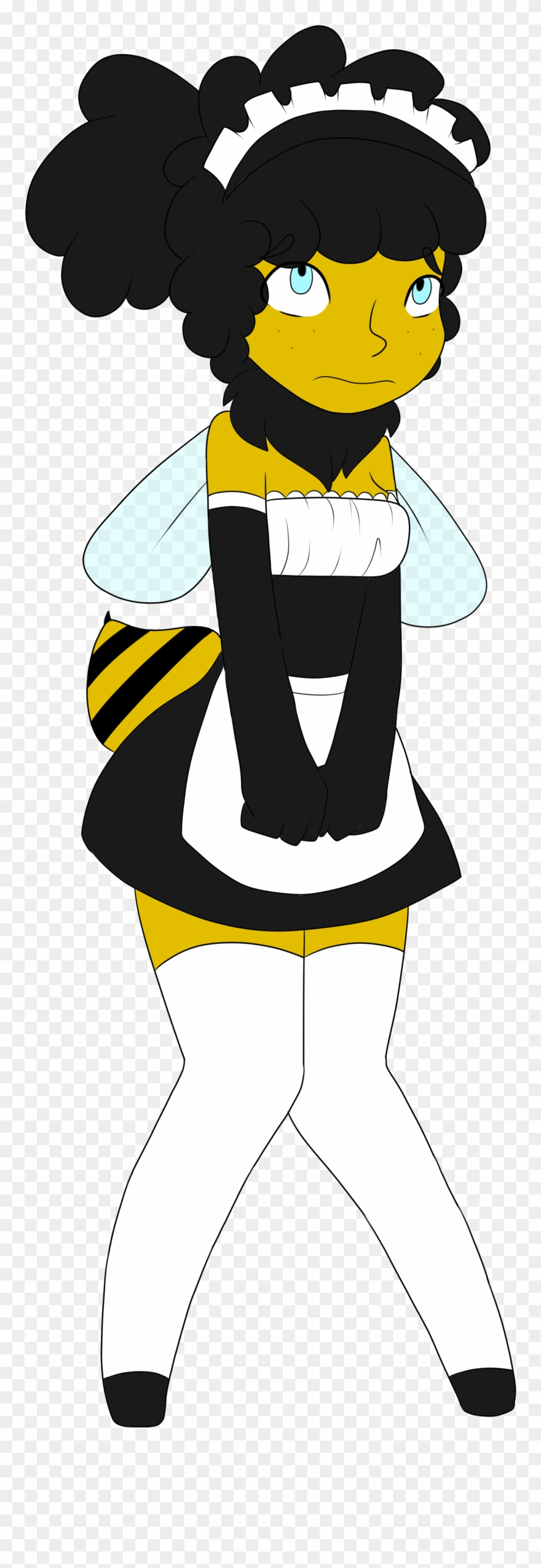 Maid Bee - Cartoon Clipart