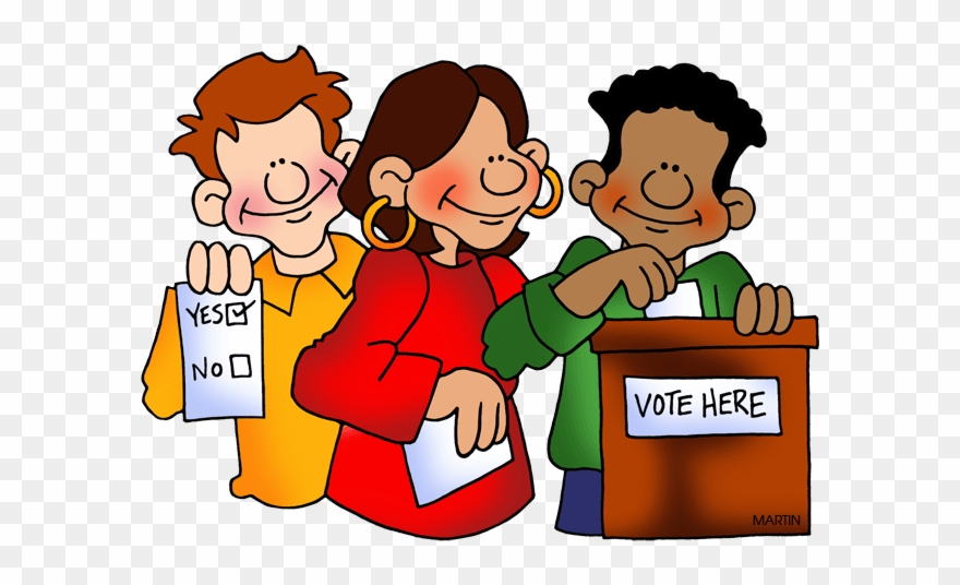 Free Black History Month Clip Art By Phillip Martin, - Election Clipart - Png Download