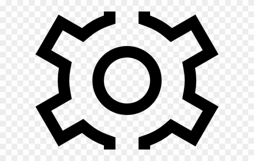 Gears Clipart Gear Outline - Windows 10 Settings Icon - Png Download