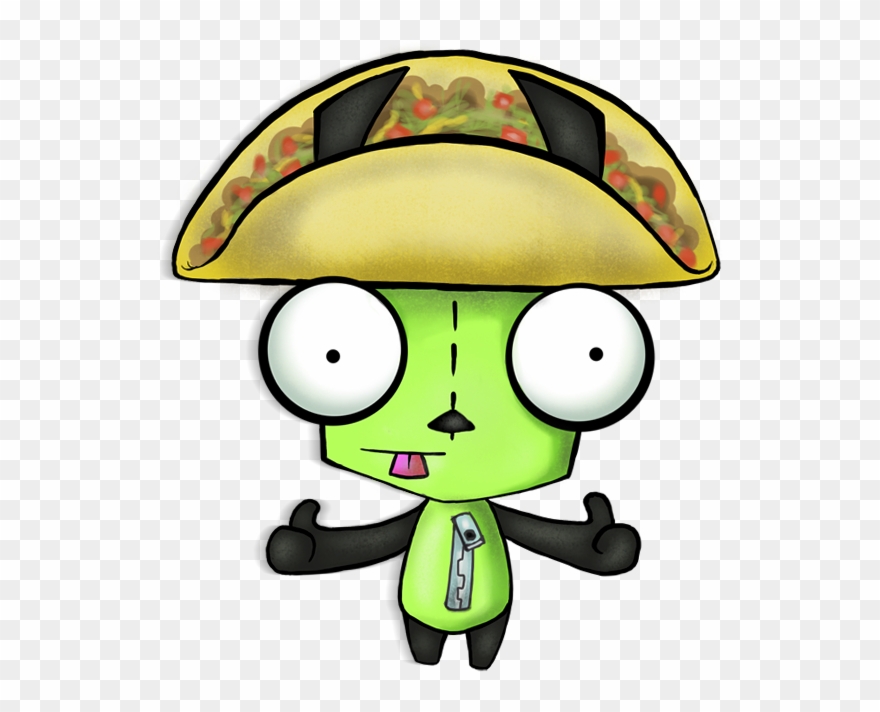 Matrix Tacos Catering Clip Art Library Rh Clipart Library - Taco Gir Invader Zim - Png Download