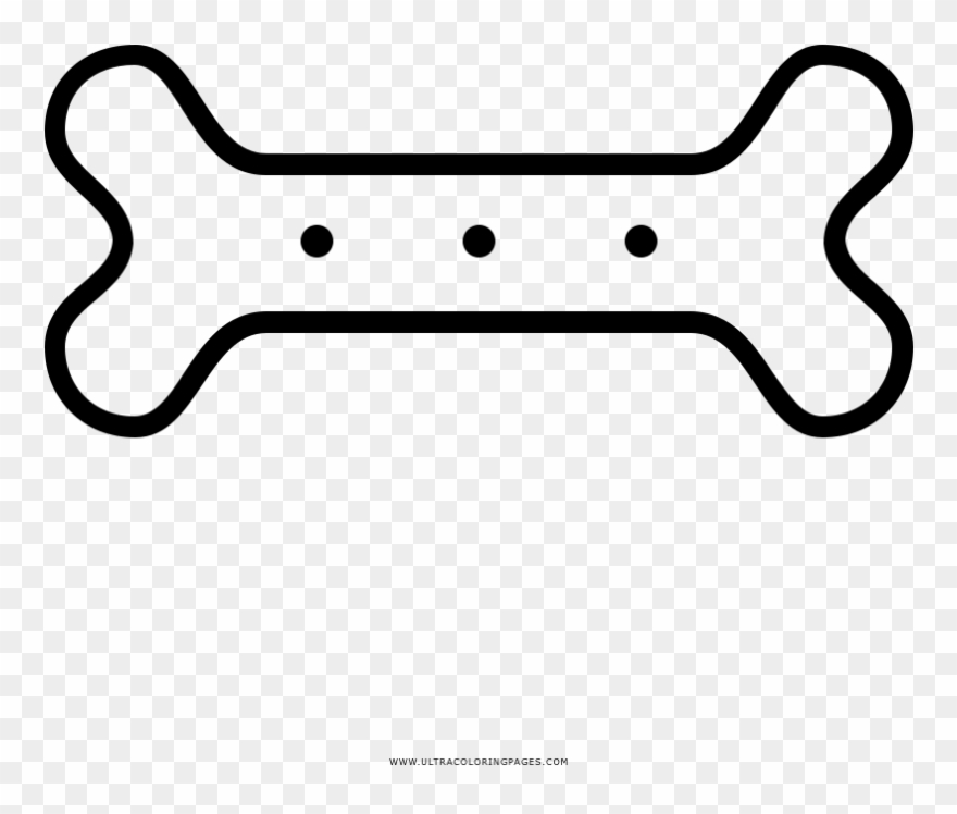 Dog Biscuit Coloring Page - Galletas Para Perros Para Pintar Clipart