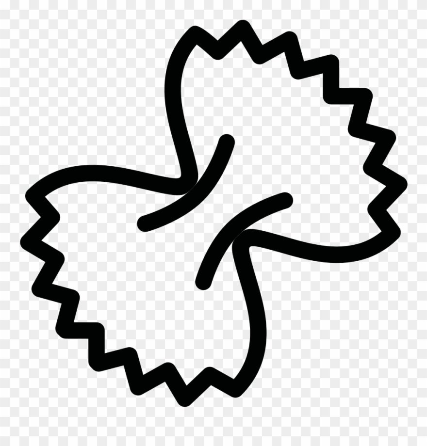 Food Pasta Farfale Food Pasta Farfale Food Pasta Farfale - Durian Clip Art White - Png Download