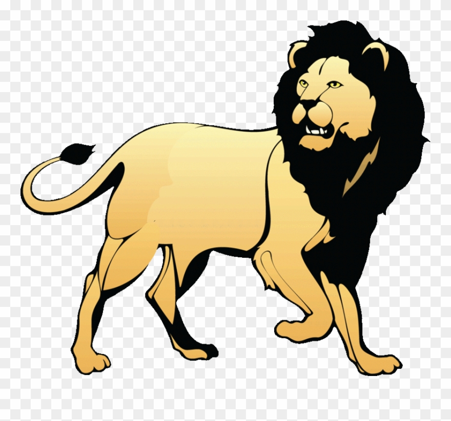 Circus Lion Png Black And White - Clipart Of Wild Animals Transparent Png