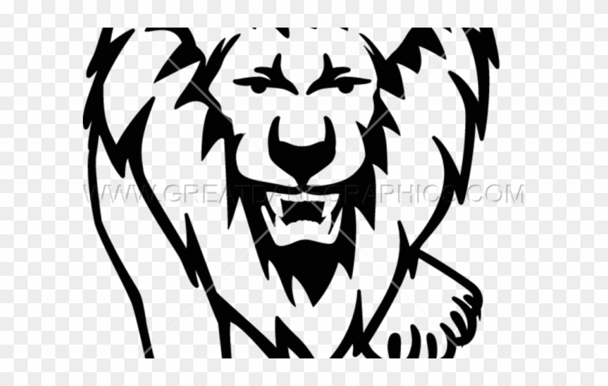White Lion Clipart Lion Illustration - Illustration - Png Download